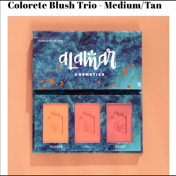 Alamar Other - Alamar Cosmetics Colorete Blush Trio - Med/Tan